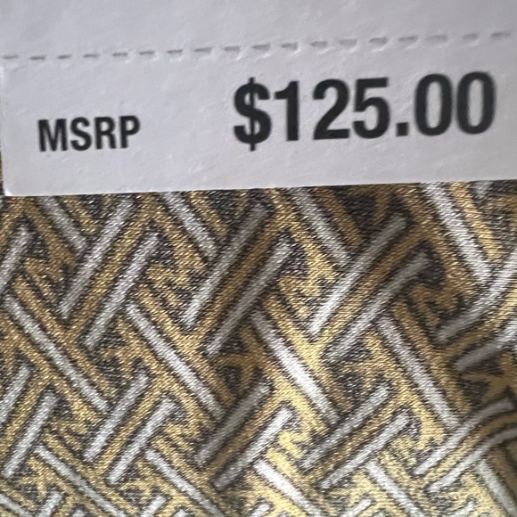 🆕 Michael Kors Geo-Print Bow Blouse - Picture 16 of 17